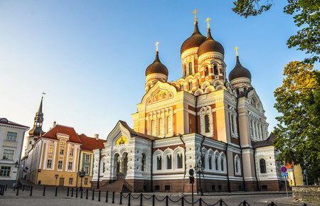 Tallinn: Catedral ortodoxa de Alexander Nevsky