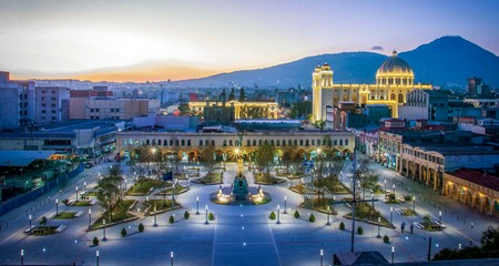 Plaza Libertad en el Centro Hist�rico de San Salvador