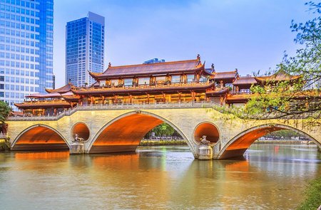 Chengdu: Puente Anshun