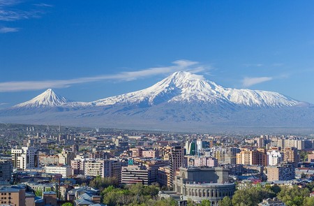 Yerevan y el Monte Ararat