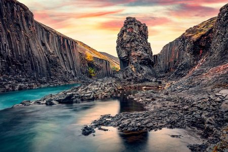 Studlagil Canyon