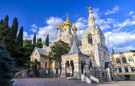 Yalta: Catedral de San Alejandro Nevski